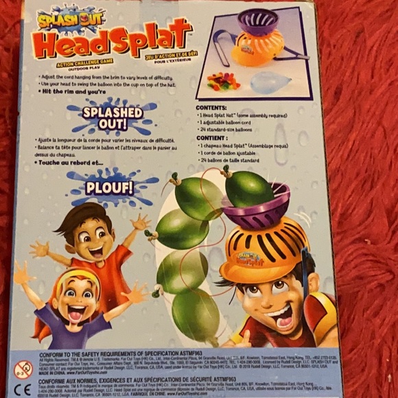 Splash Out Head Splat Game - Picture 2 of 2